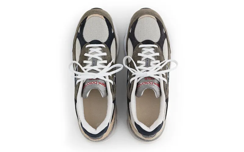 New Balance 990v3 MiUSA Grey Blue Olive (M990TO3)