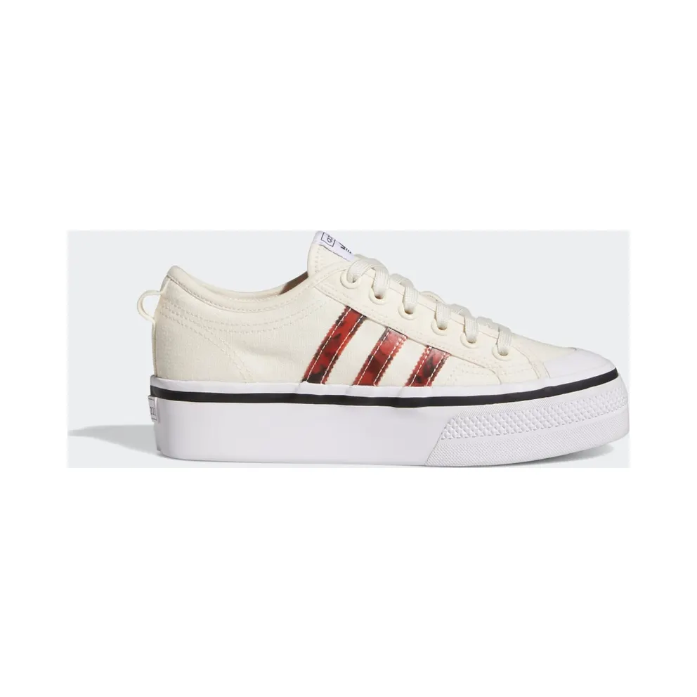 adidas Nizza Platform Schuh Chalk White / Core Black (GX6225)