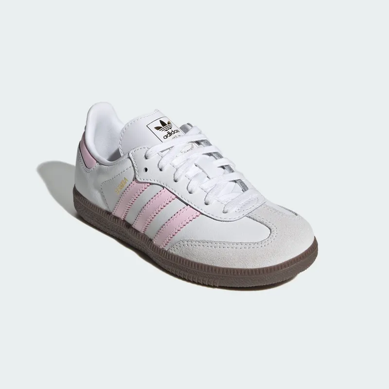 Adidas Samba OG Shoes Cloud White / Clear Pink / Gum (JQ2849)