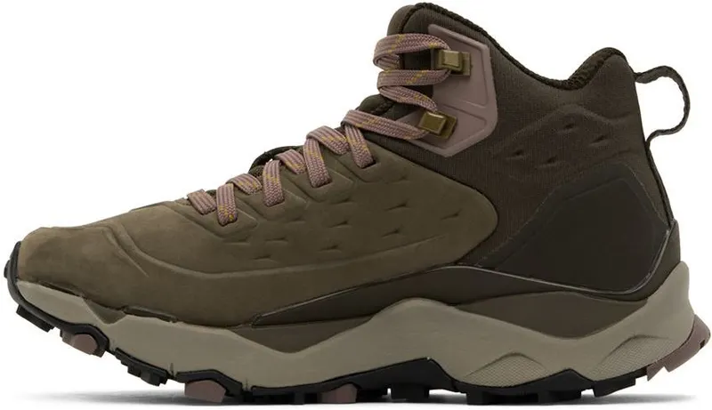 The North Face Brown Exploris Mid Sneakers (NF0A5G3A)