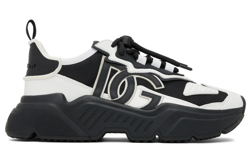 Dolce & Gabbana Black & White Daymaster Sneakers (CS1941 AQ356) (6)
