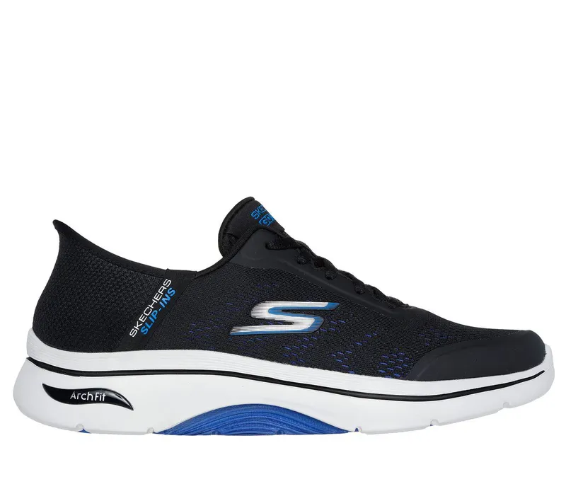 Skechers GO WALK Arch Fit 2.0 – Simplicity 2.5 “Black / Blue” (216604BKBL)