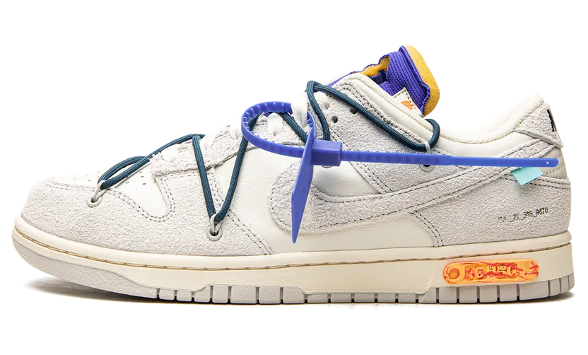 Nike Dunk Low Off-White Lot 16 – “Sail / Neutral Grey-nightshade” (DJ0950-111)