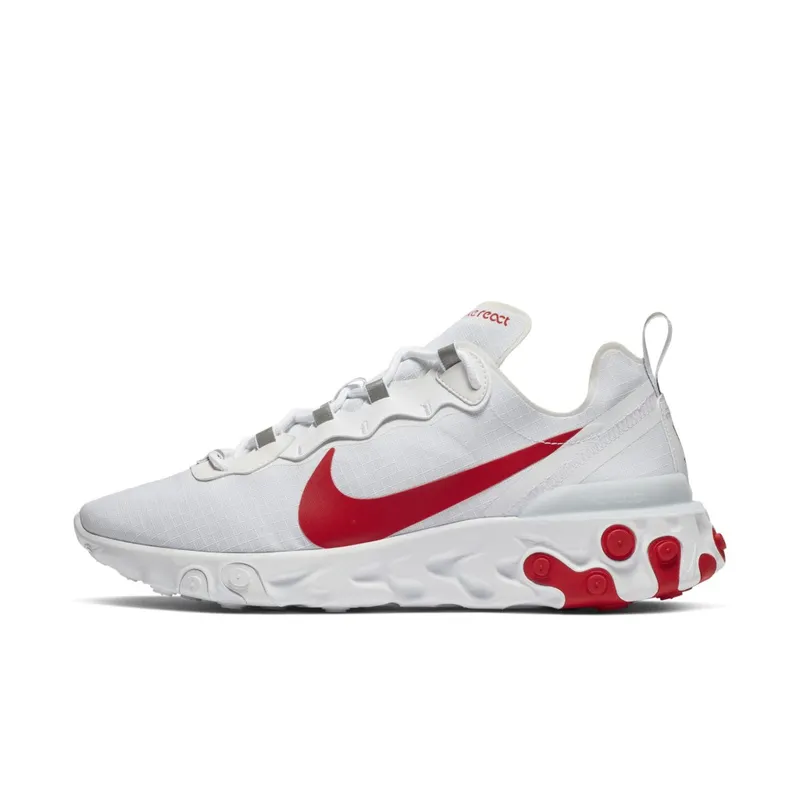 Nike  React Element 55 White Red White/University Red (BQ6167-102)