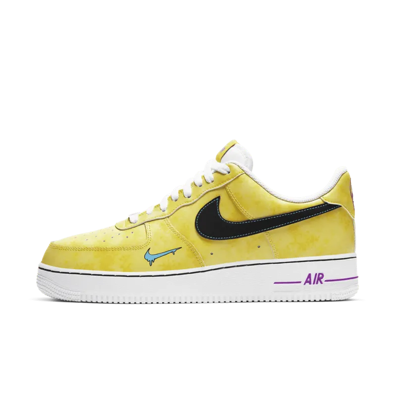 Nike Air Force 1 Low Peace, Love & Basketball Speed Yellow/Black-Laser Blue-White (DC1416-700)