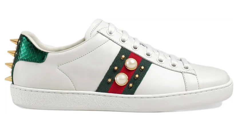 Gucci Ace Studded Pearl (W)
