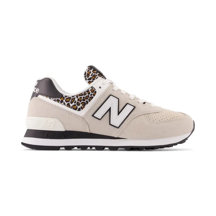 New Balance 574 Grey Black Leopard Print (WL574AY2)