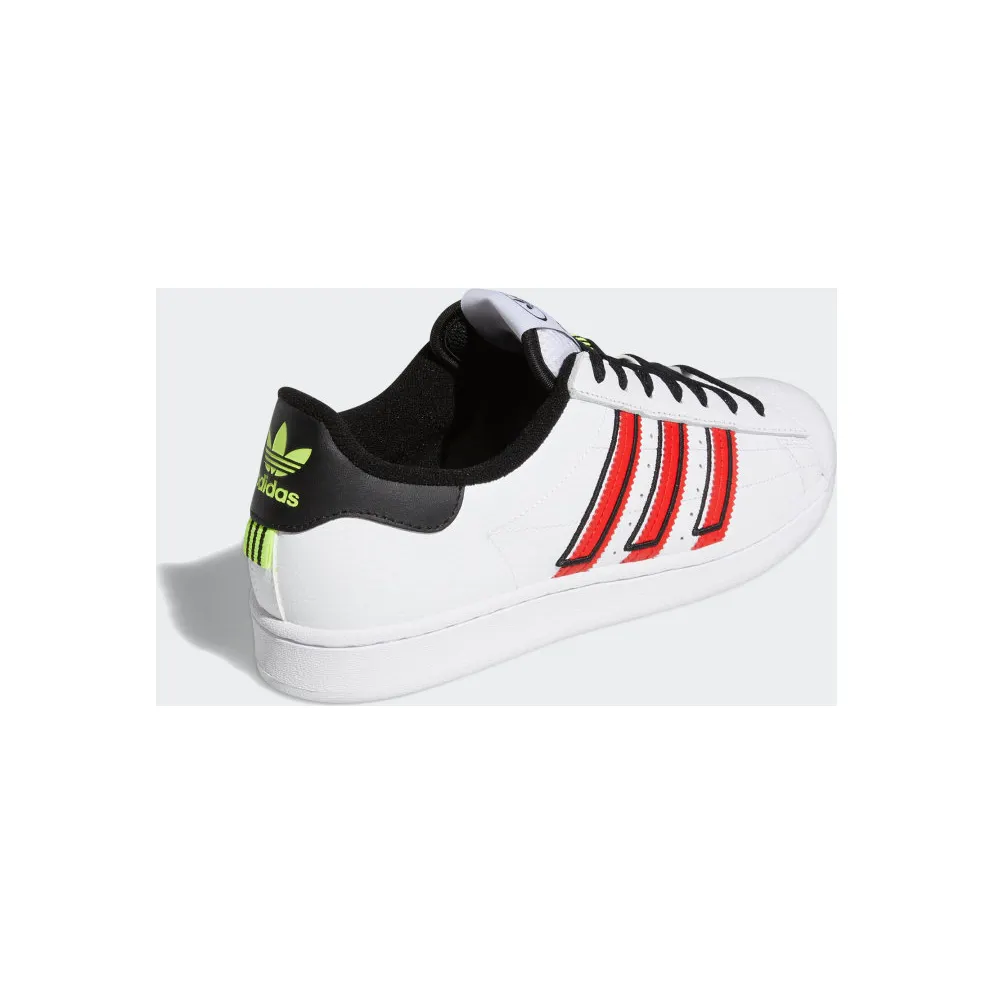 Adidas Superstar Cloud White / Vivid Red / Solar Yellow (GX6026)