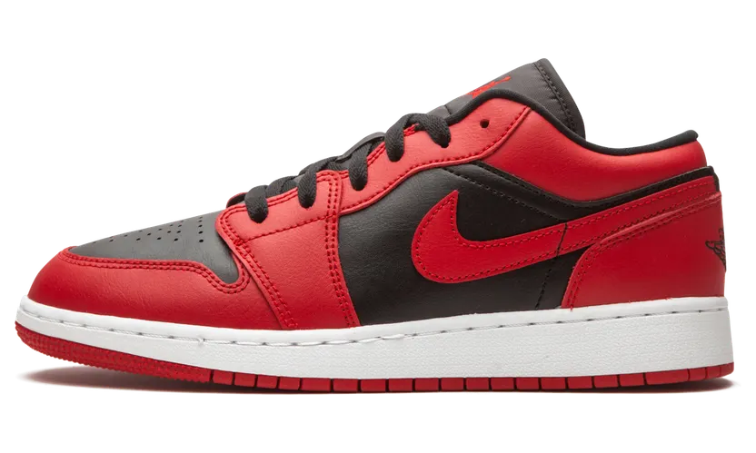 Air Jordan 1 Low GS Reverse Bred – “Gym Red / Black / Gym Red / White” (553560-606)