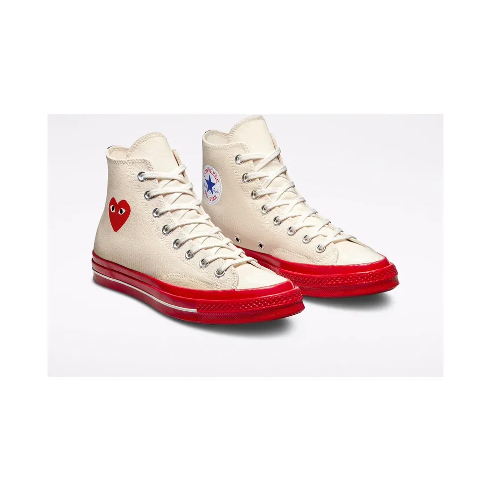 Converse Converse x Comme des Garçons PLAY Chuck 70 Pristine/Red/egret