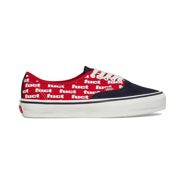 Vans Authentic Reissue 44 LX FUCT x Slam Jam Red Marshmallow (VN0007QZBJJ1)