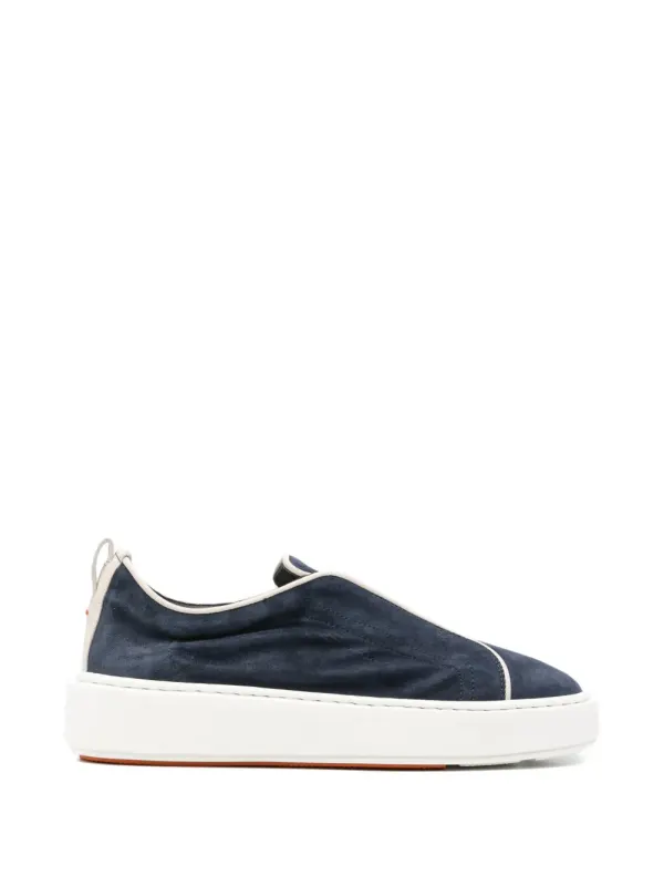 Santoni Victory slip-on sneakers – Blue (WBCD61479BARTIOD)
