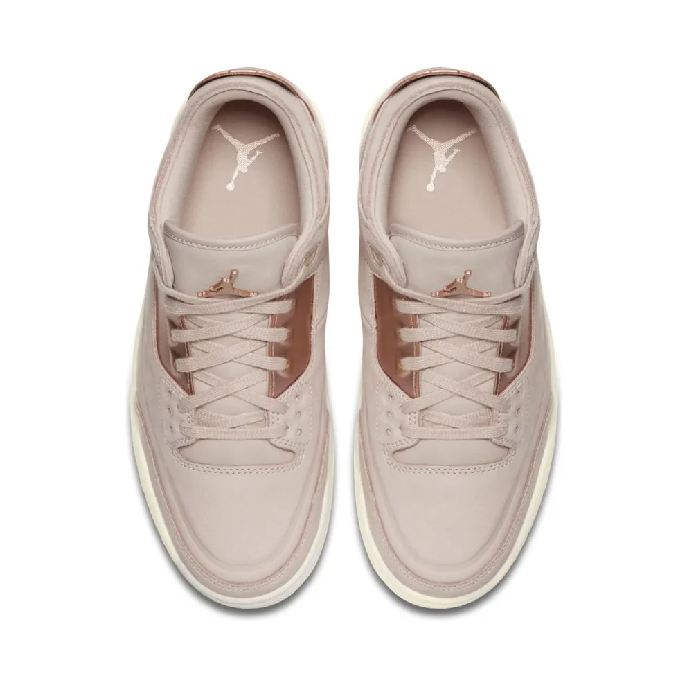 Jordan 3 Retro Particle Beige (W) Particle Beige/Metallic Red Bronze-Sail (AH7859-205)