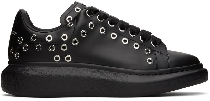 Alexander McQueen Black Larry 1081 BLACK/SILVER (730079WHQYW)