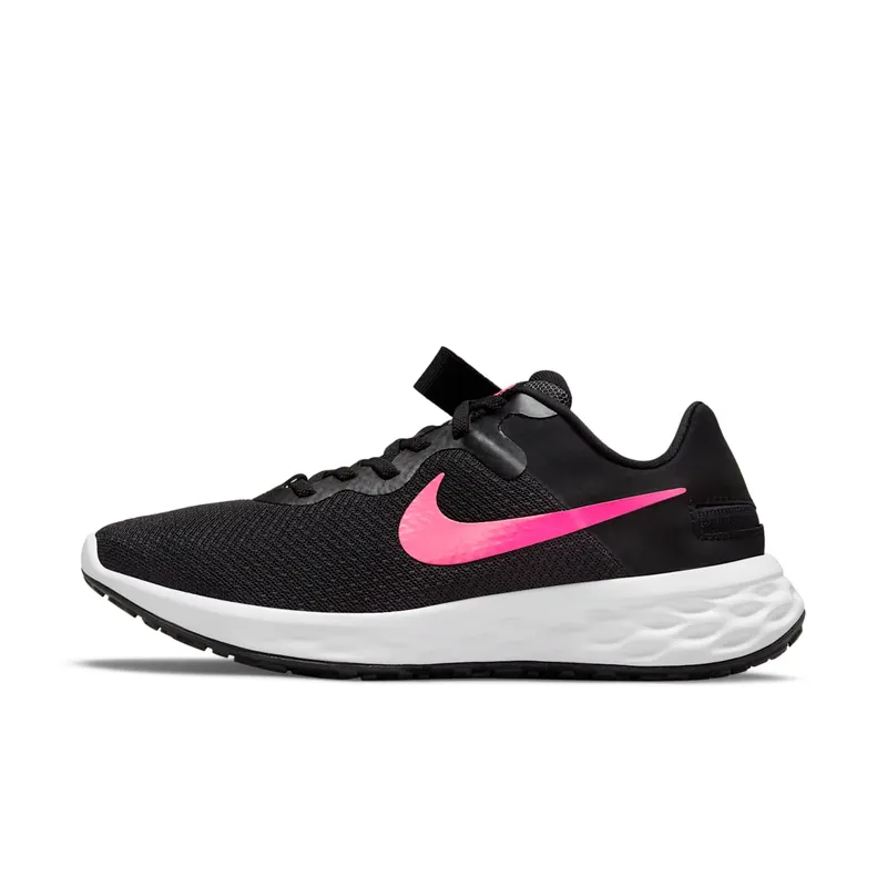 Nike Revolution 6 FlyEase Next Nature Eenvoudig aan and uit te trekken (straat) Black (DC8997002)