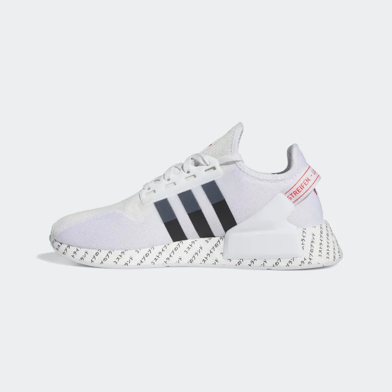 adidas NMD R1.V2 Cloud White Core Black Red (ID2853)