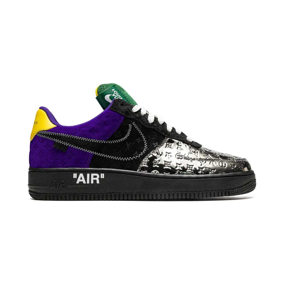 Nike Louis Vuitton Air Force 1 Low “Virgil Abloh – Purple Dusk/Metallic Silver” (1A9VCC)
