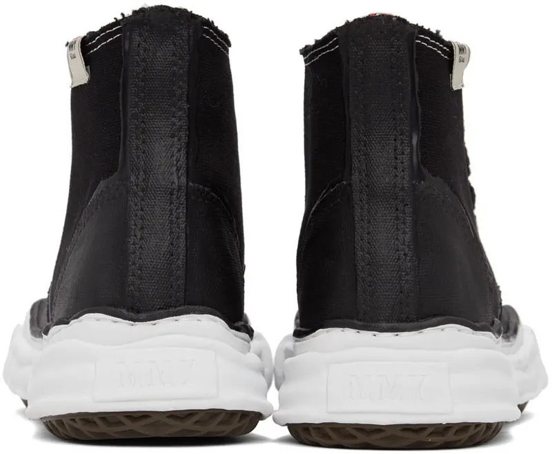 Miharayasuhiro Black & White Peterson High-Top (A08FW715)
