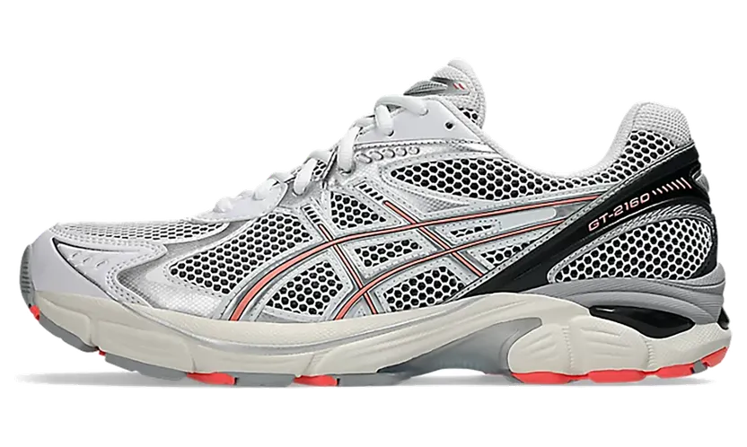 Asics GT 2160 “White Sun Coral”: witte basis met een warm accent