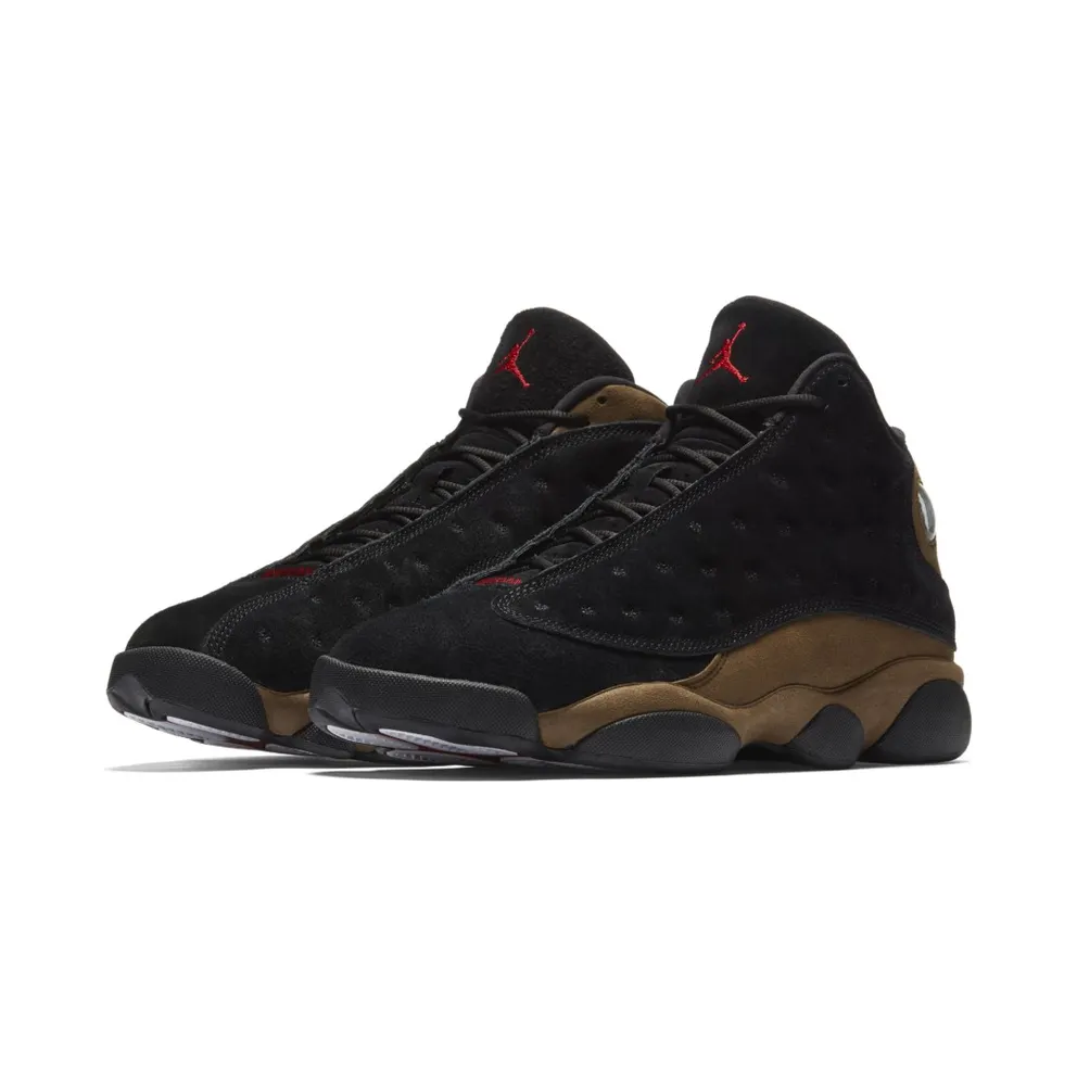 Jordan 13 Retro Olive Black/True Red-Light Olive (414571-006)