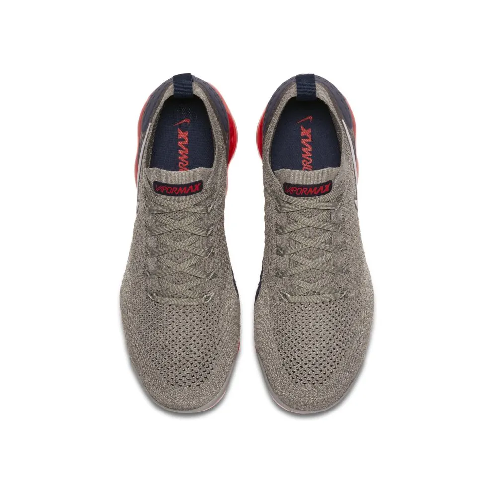 Nike Air VaporMax 2 Dark Stucco Dark Stucco/Obsidian-Habanero Red-Grey Fog (942842-010)