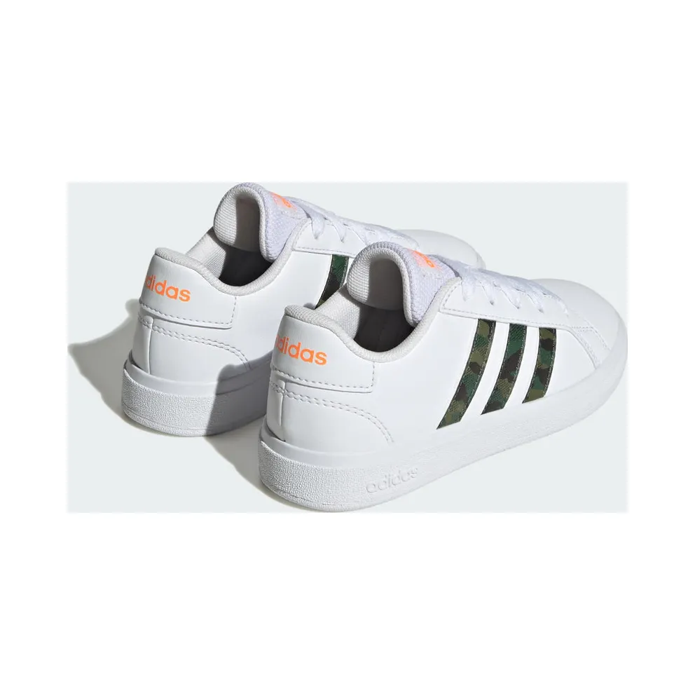 adidas Grand Court Lifestyle Tennis Shoes Cloud White / Cloud White / Screaming Orange (IF2884)