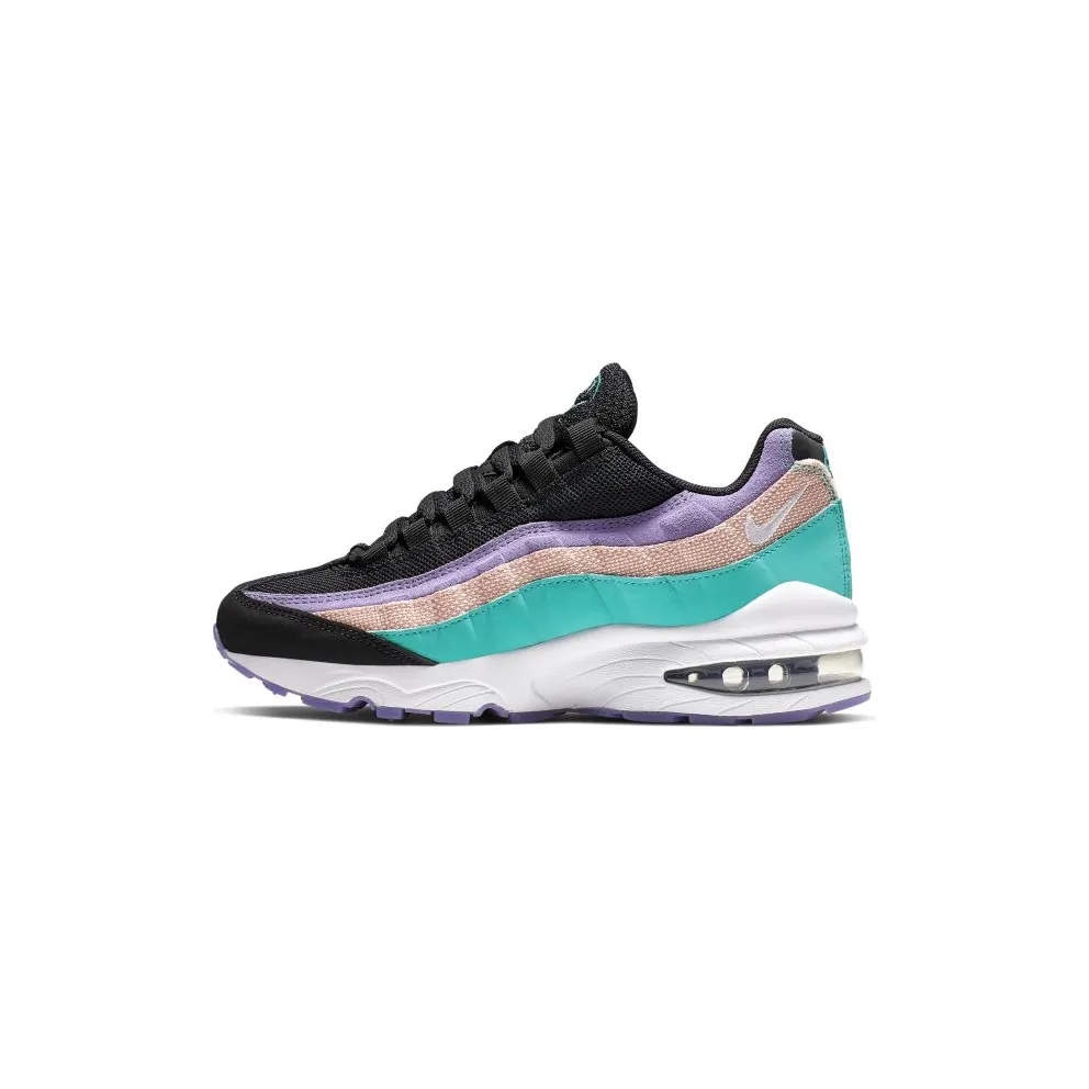 Nike Air Max 95 Have a Day (GS) Black/White-Hyper Jade-Bleached Coral (CI5645-001)