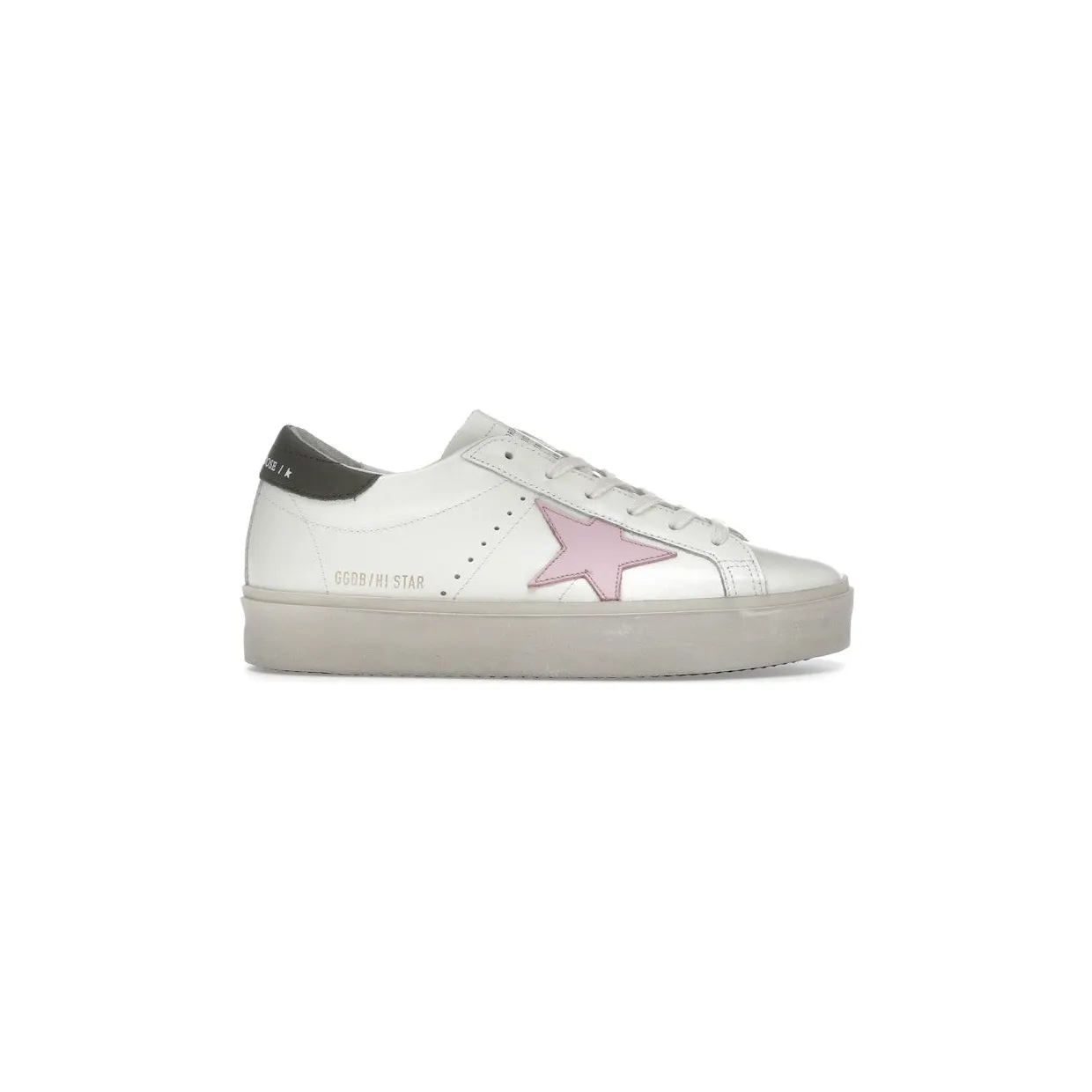 Golden Goose Hi Star White Pink Silver (GWF00118.F006872.12170)