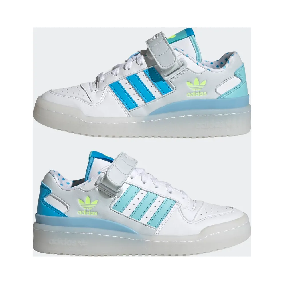 Adidas Forum Low Cloud White / Sky Rush / Clear Aqua (GZ0799)