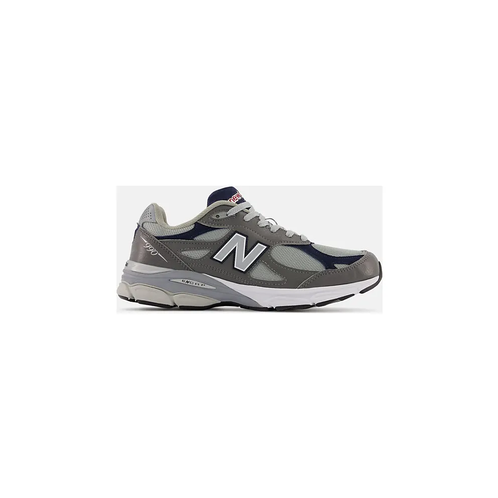 New Balance 990v3 MiUSA Elephant Grey Navy (M990GJ3)