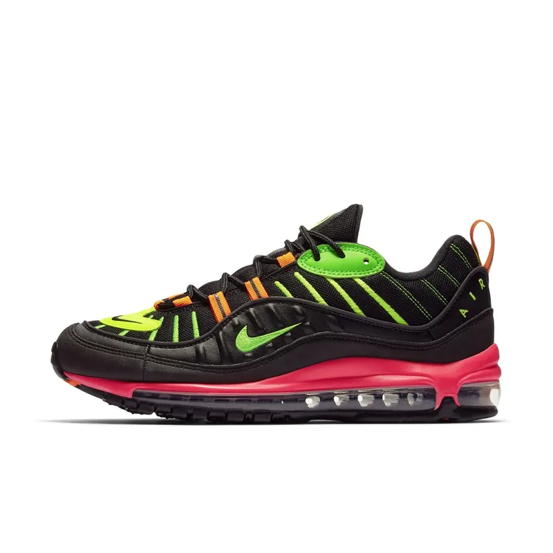 Nike Air Max 98 Tokyo Neon Black/Green Strike-Racer Pink-Volt (CI2291-083)
