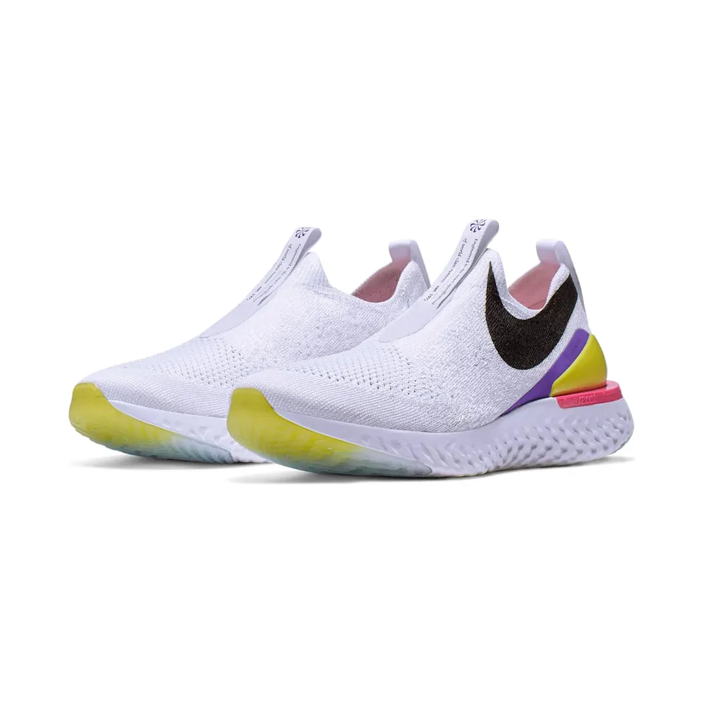 Nike Epic Phantom React Laser Fuchsia (W) White/Laser Fuchsia/Psychic Purple (CI1290-100)