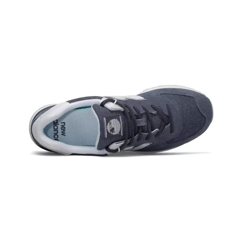 New Balance 574 Fleece Navy Navy/White (ML574SPZ)