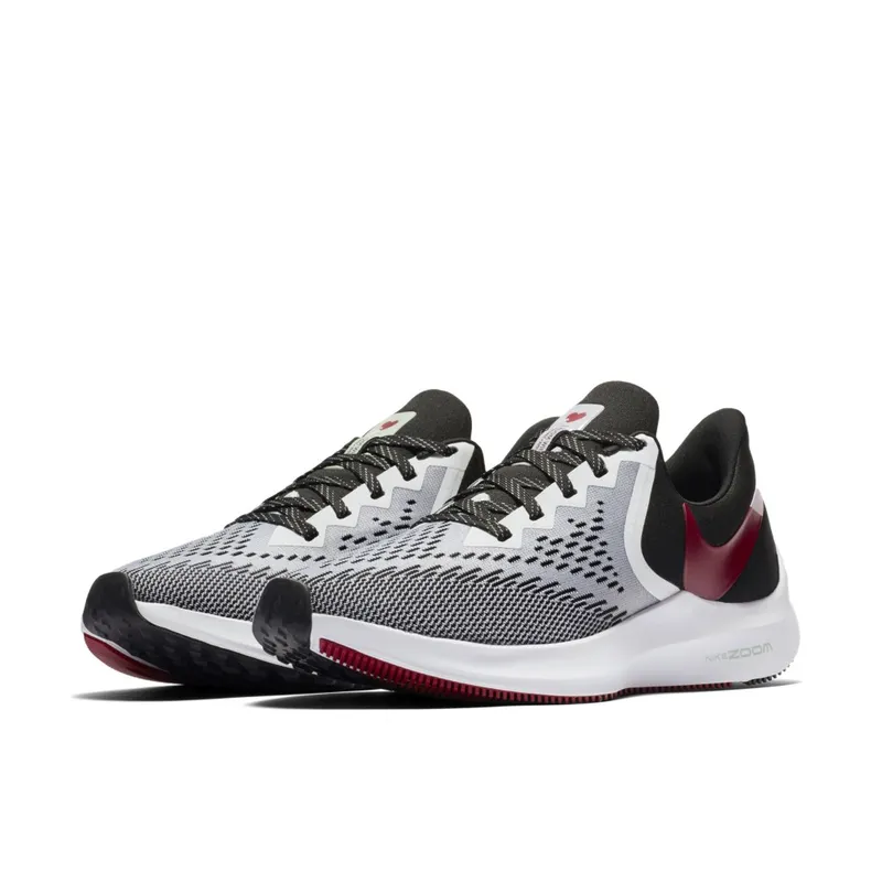 Nike Air Zoom Winflo 6 White (W) White/Black-Iced Lilac-Noble Red (AQ8228-103)