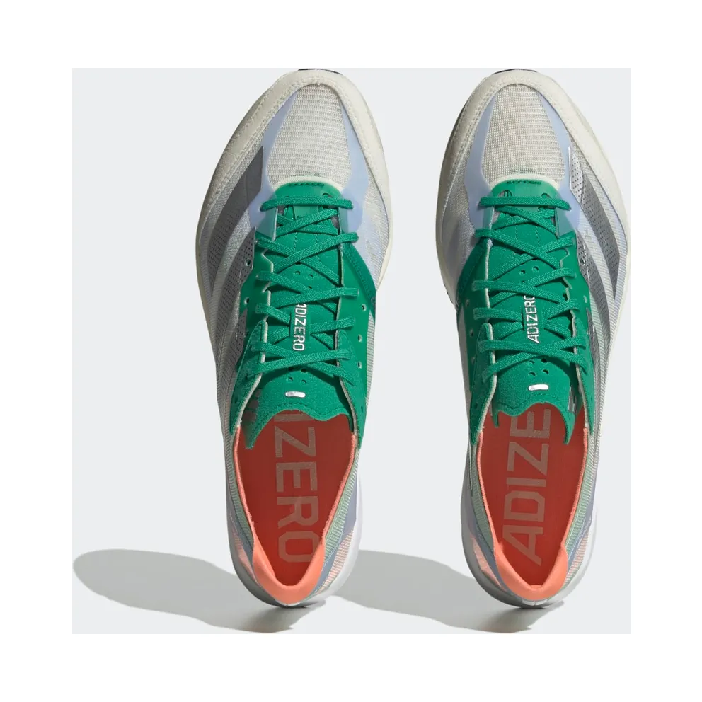 adidas Adizero Adios 7 White Tint / Silver Metallic / Court Green (HQ3699)