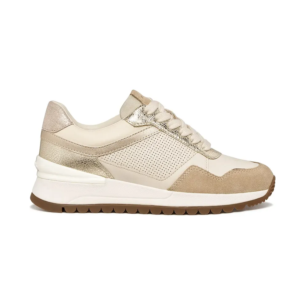 Geox Desya “Melkwit / Light Gold” (D6500A085CFC1S2L)