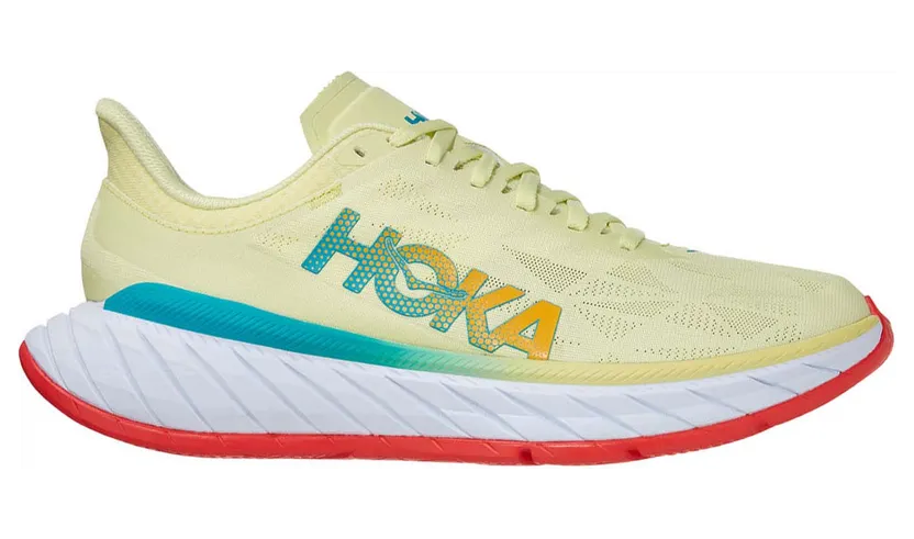 Hoka One One Carbon X 2 Luminary Green Hot Coral (1113526-LGHC)
