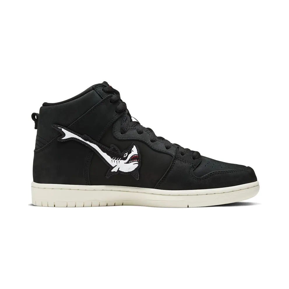 Nike SB Dunk High Oski Shark Black/White-Red-Sail (CI2692-001)