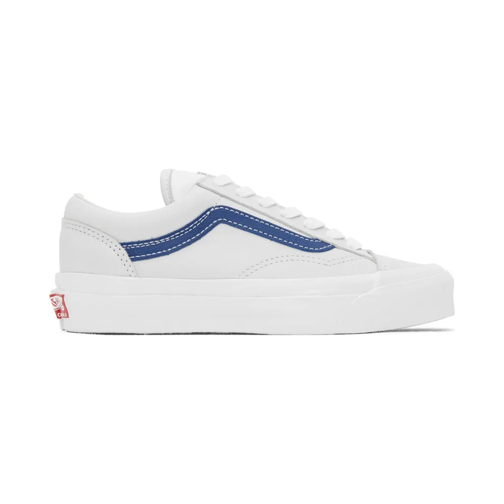 Vans Grey and Blue OG Style 36 LX Sneakers (VN0A4BVE21B)