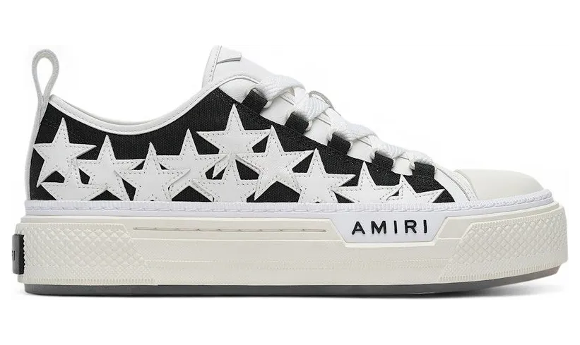 AMIRI Stars Court Low Black White (AWFOSR1118-001)