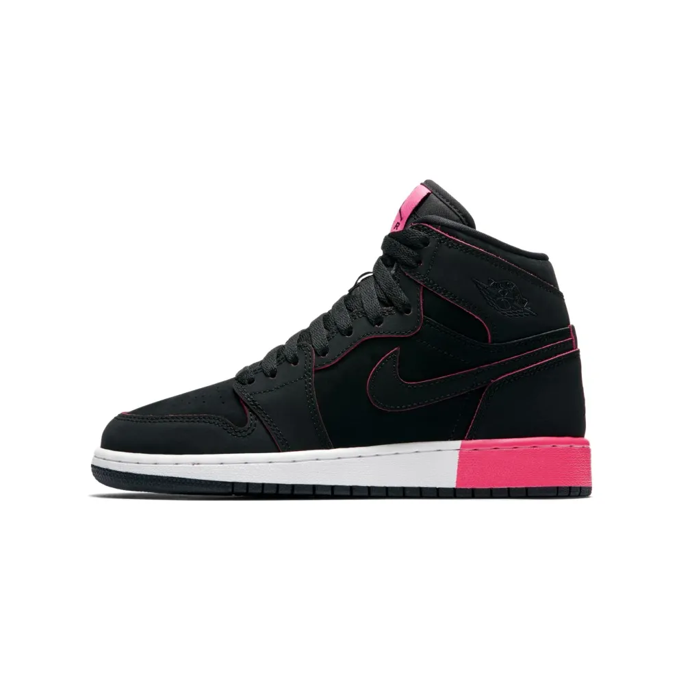 Jordan 1 Retro High Black Hyper Pink White (GS) Black/Black-Hyper Pink-White (332148-024)