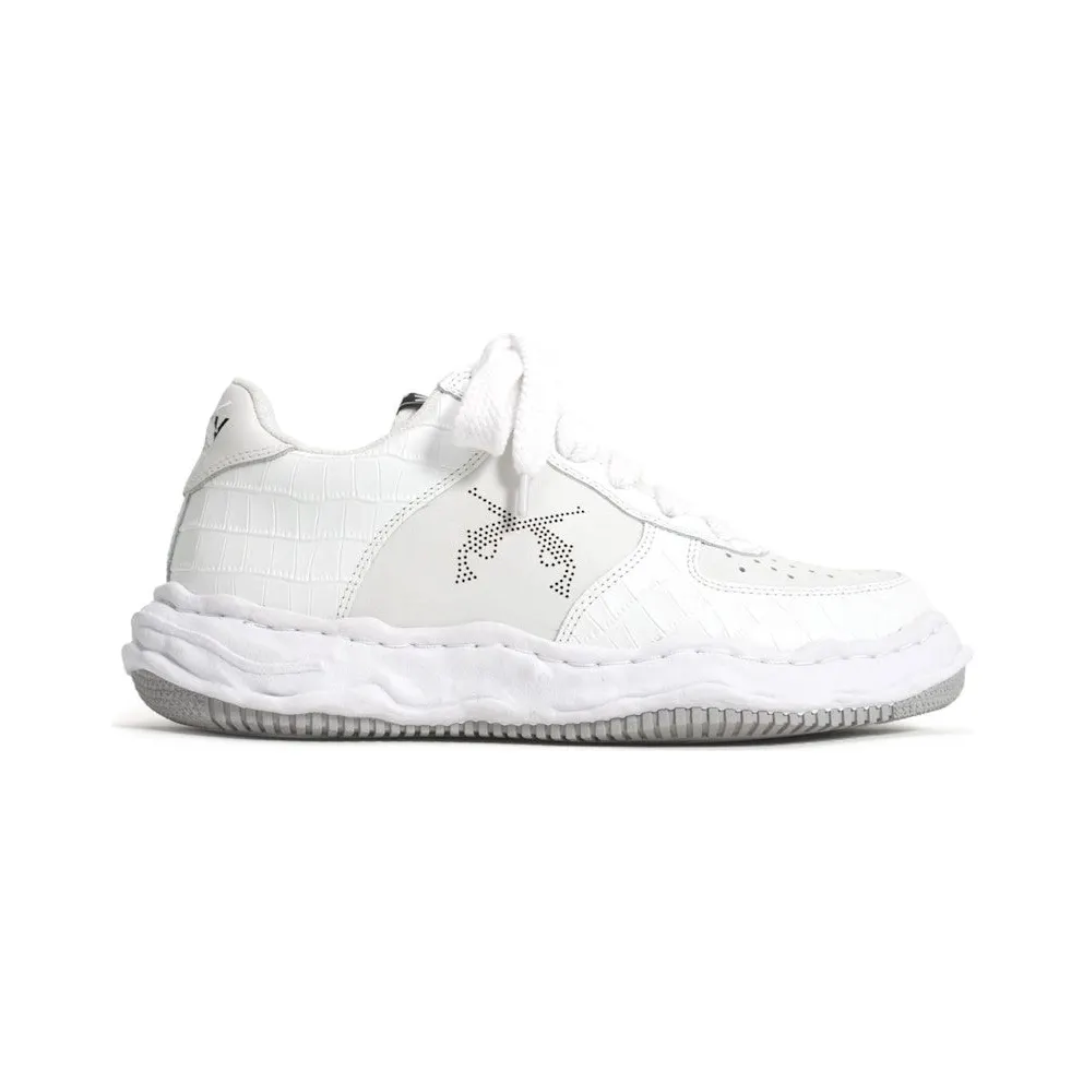 Maison Mihara Yasuhiro Wayne OG Sole Leather Low Roarguns White (C08FW705)