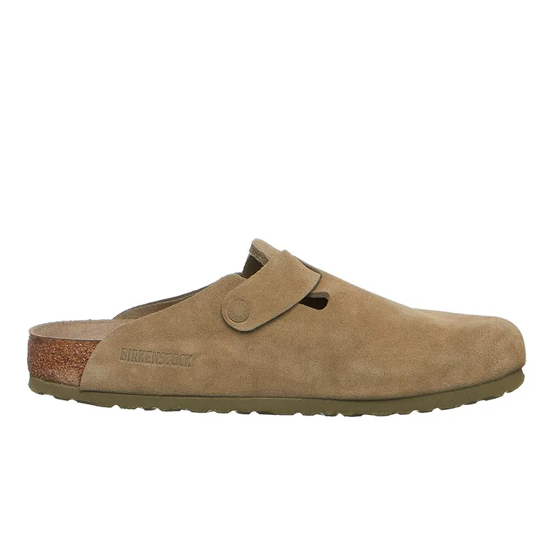 Birkenstock Boston BS Suede Faded Khaki (1019054)