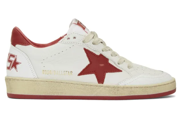 Golden Goose White Ball Star Sneakers (G35WS592.A5)