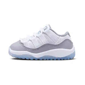 Jordan 11 Retro Low “White / Cement Grey / University Blue” (505836-140)
