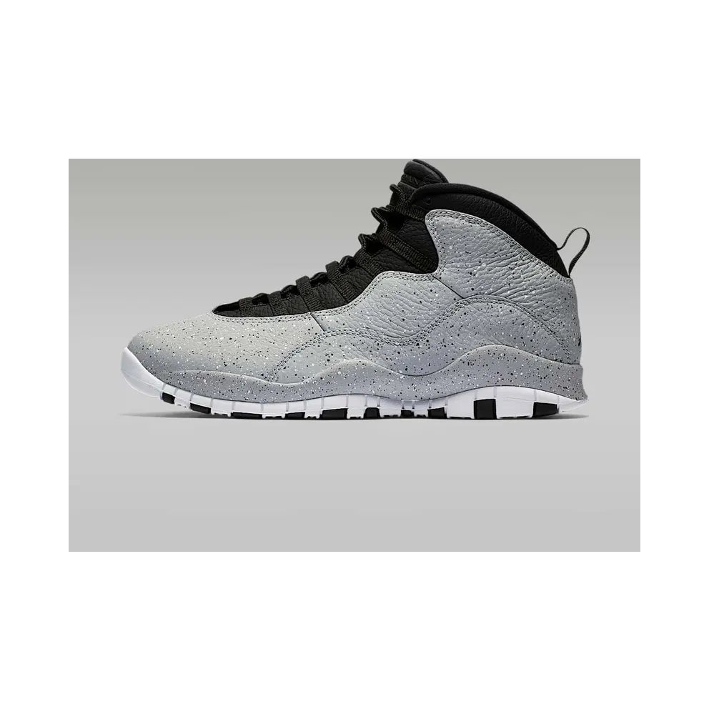 Jordan 10 Retro Light Smoke Grey Light Smoke Grey/Black-University Red-White (310805-062)