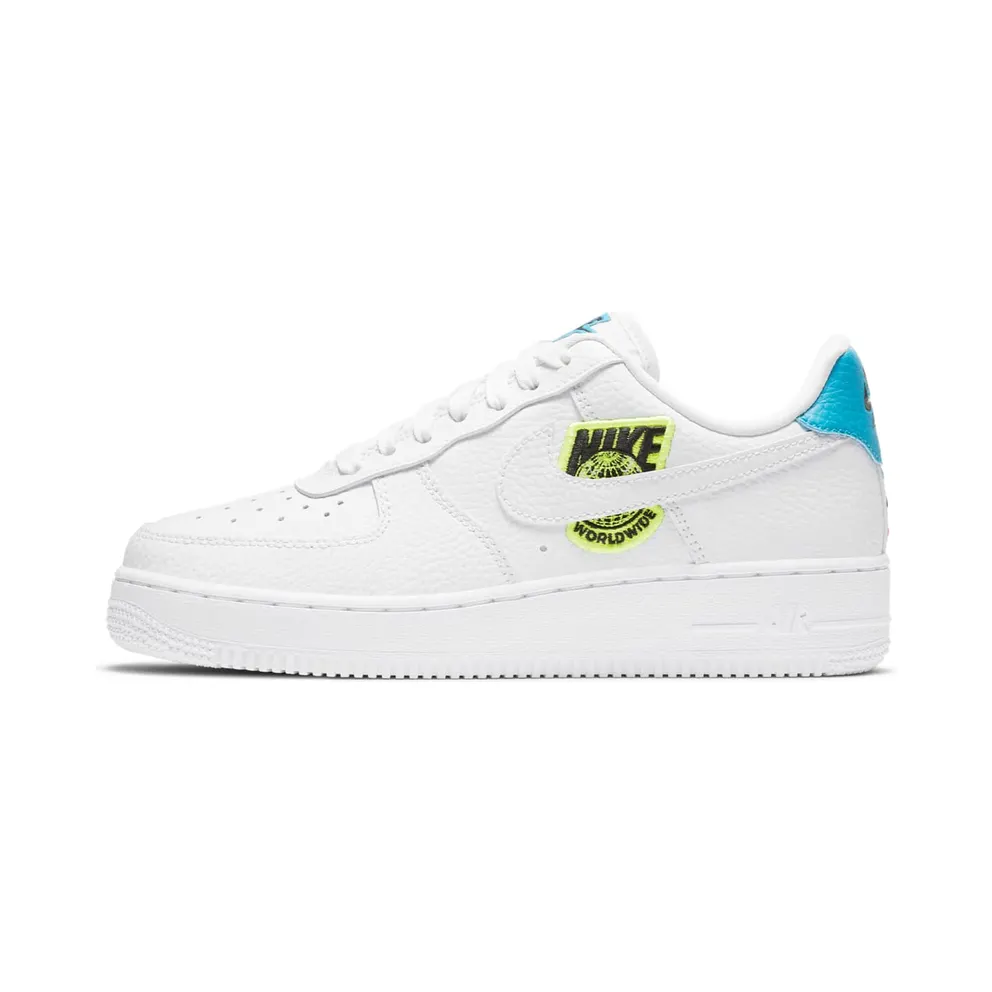 Nike Air Force 1 Low ’07 Worldwide Pack White Blue Volt (CT1414-101)