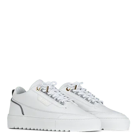 Mason Garments Firenze – Leather/Reflective – White/Cement (FW20-1E)