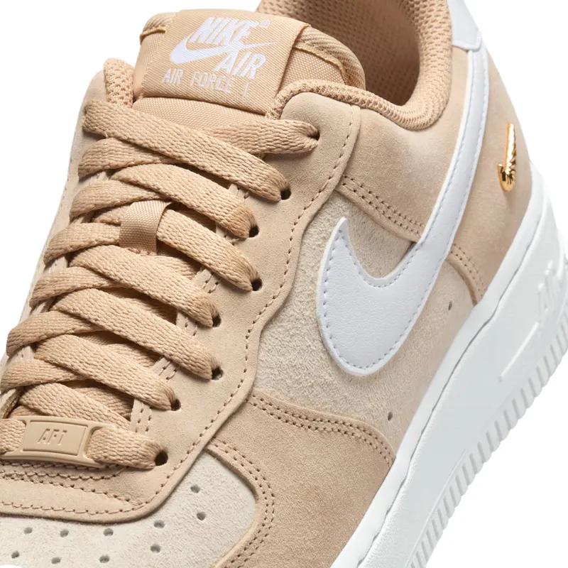 Nike Air Force 1 Linen/Sanddrift/Metallic Gold/White (IQ9964-200)