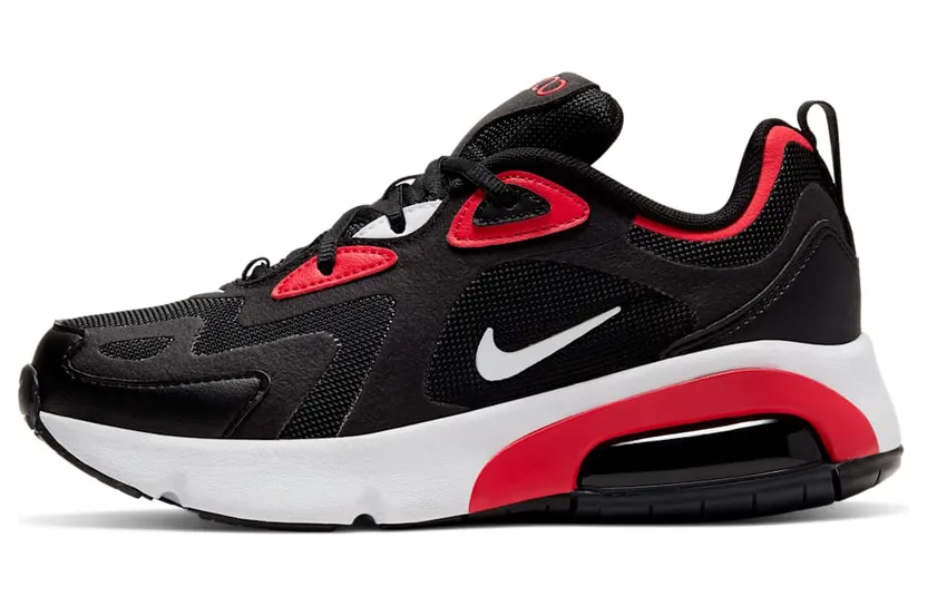 Nike Air Max 200’University Red’ GS Black/White/University Red (AT5627-007)